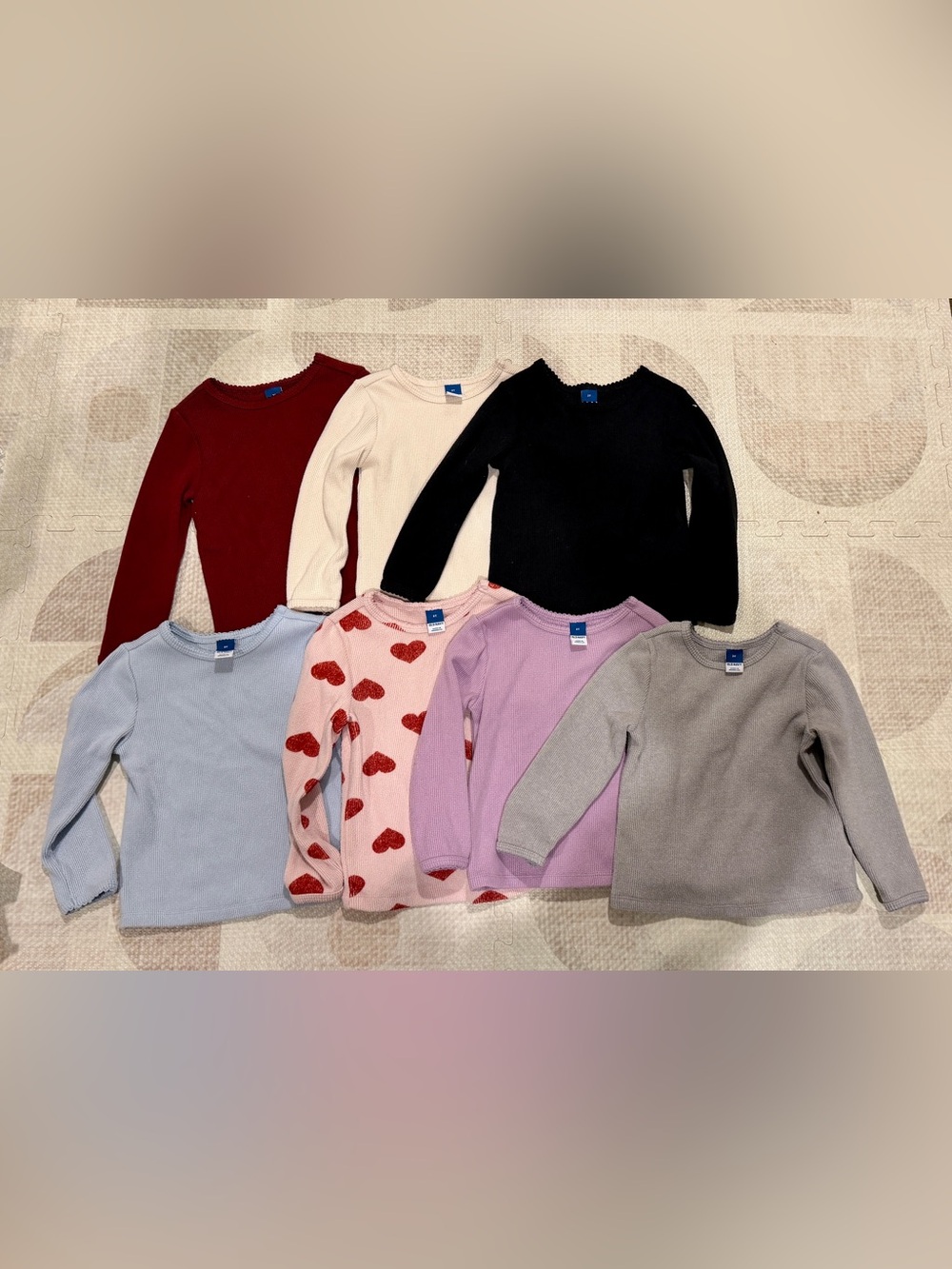 Old Navy Girls 3T Long Sleeve Shirt Bundle
